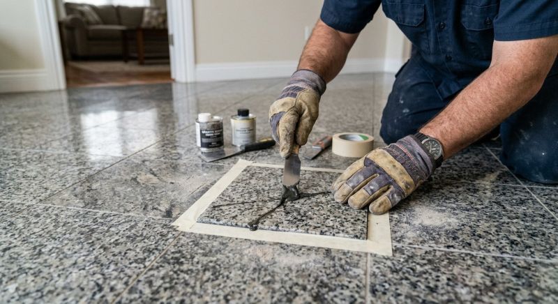 Granite Tile Repair in Overland Park, KS