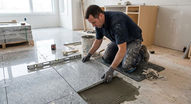 Granite Floor Installation in Wilmington, NC