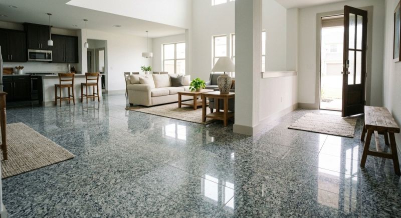 Granite Floor Installation in Overland Park, KS