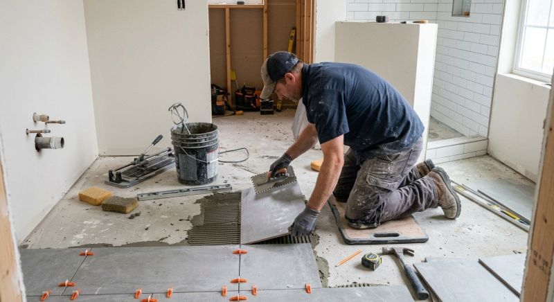 Tile Floor Renovation in Frederick, MD